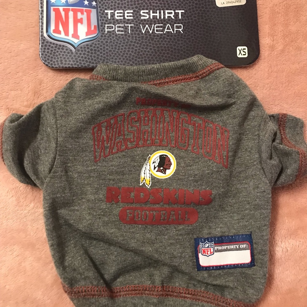 🐶 Redskins PET Tee Shirt- Size XS